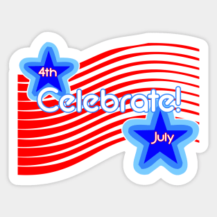 Stars and Stripes Sticker